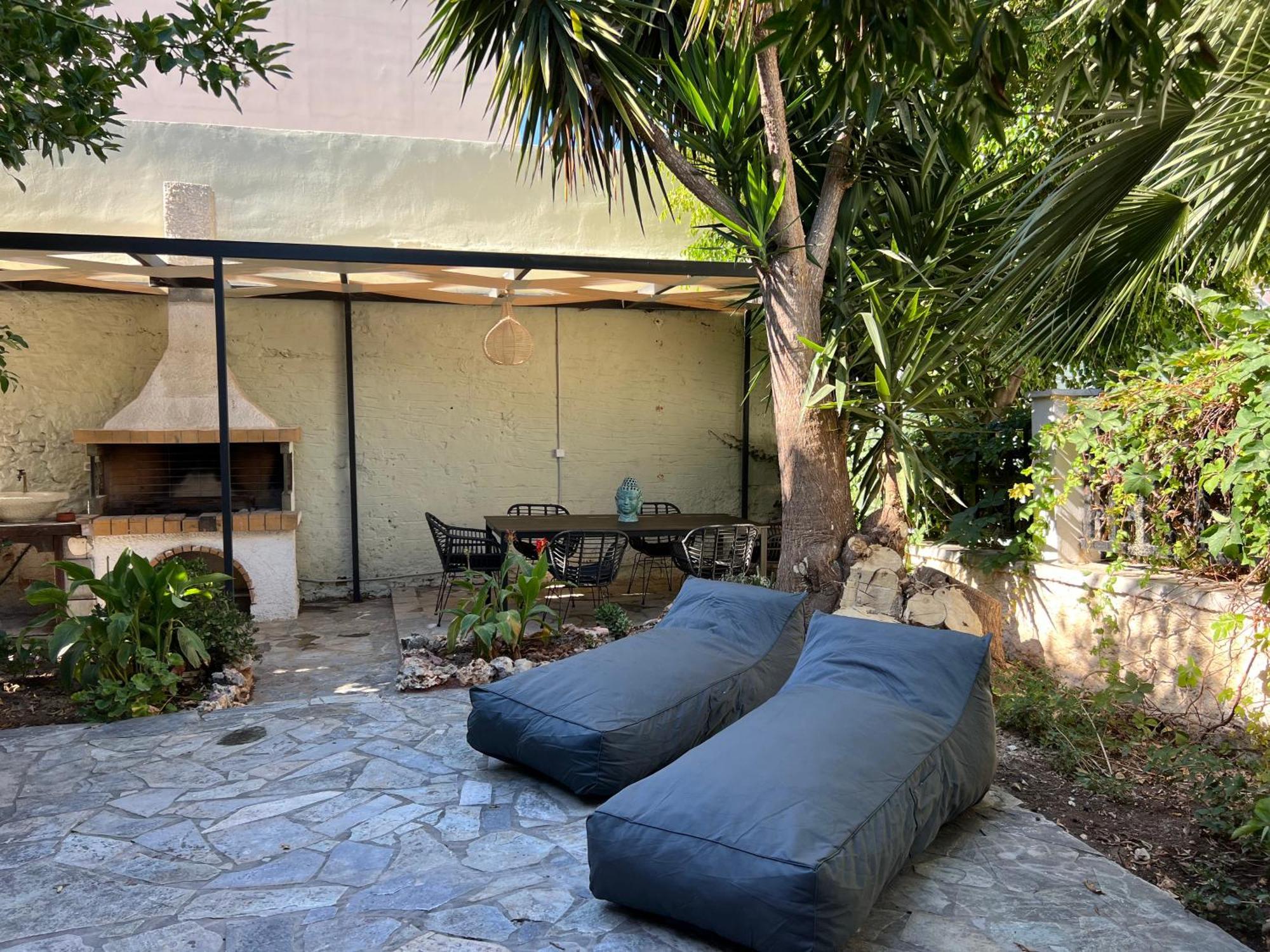 Вилла Joyful Secret Garden House Ханья Экстерьер фото
