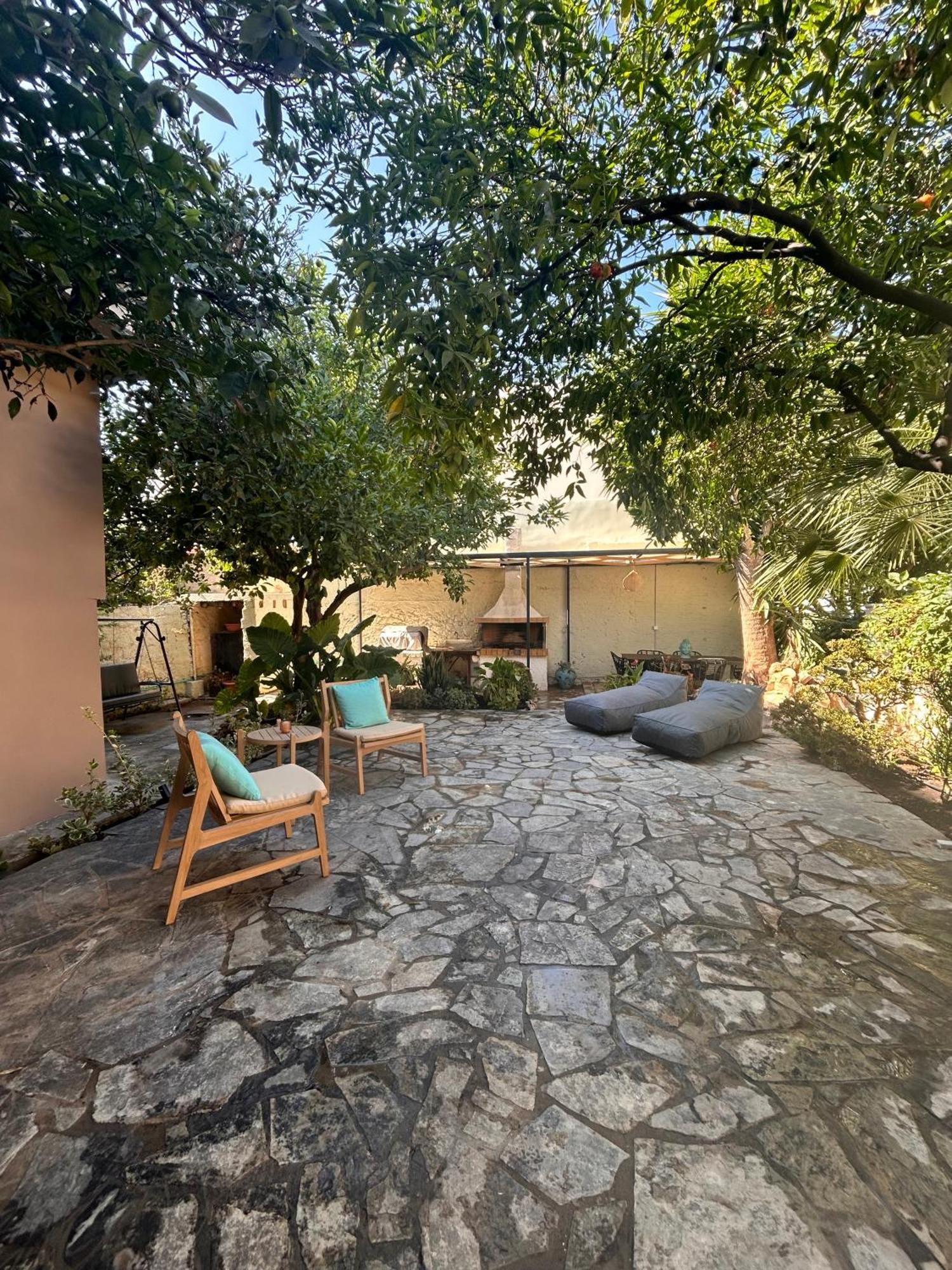Вилла Joyful Secret Garden House Ханья Экстерьер фото